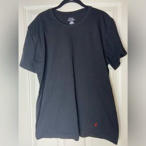 (2) XL Black classic fit Polo Ralph Lauren T-shirts